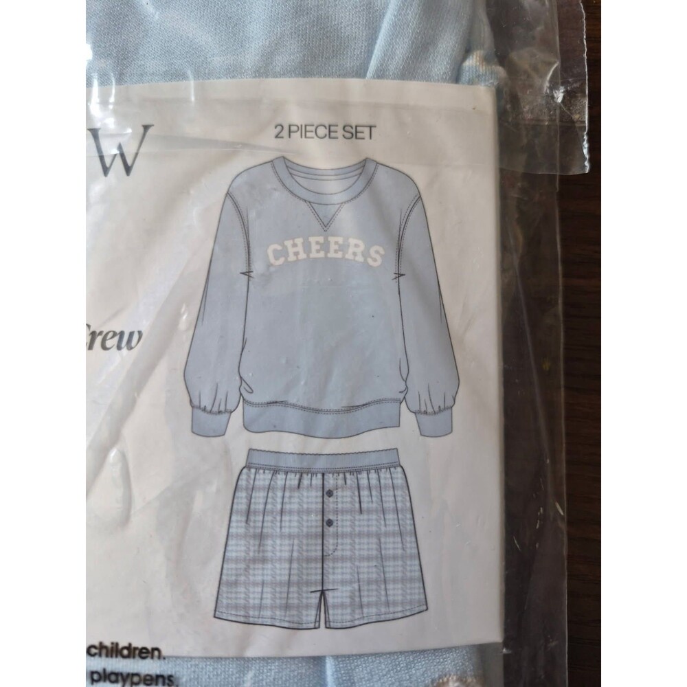 Honeydew Sugar Sweetheart Pajama Set Womens S NWT Blue Houndstooth Lounge - Picture 4 of 4
